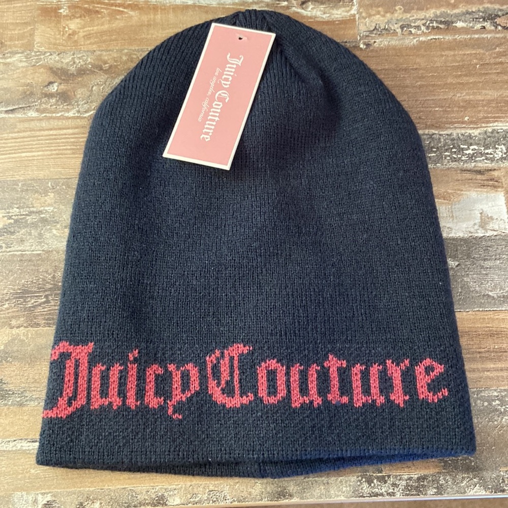 Navy Juicy Couture Winter Beanie